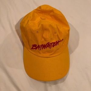 Yellow Baywatch baseball cap